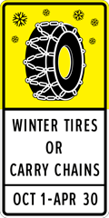 Winter Tire & fines in BC