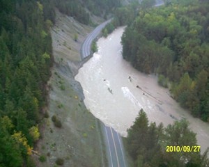 flooding in the Bella Coola area
