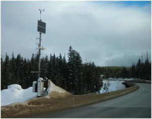 Intelligent Transportation systems Highway 1, Glacier National Park and Golden