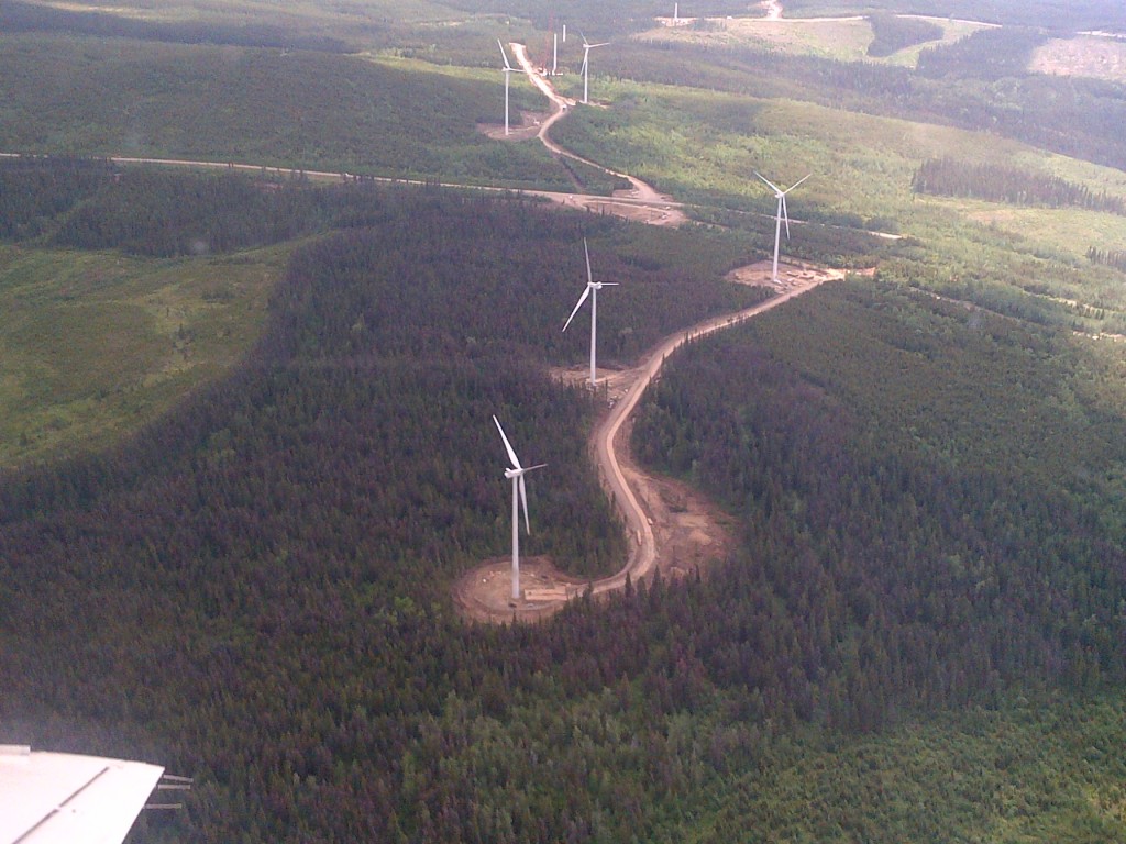Wind Farm Crane BC