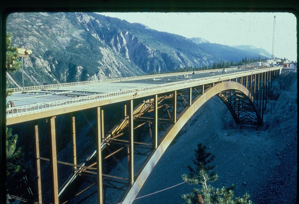 Construction of Dry Gulch Bridge 